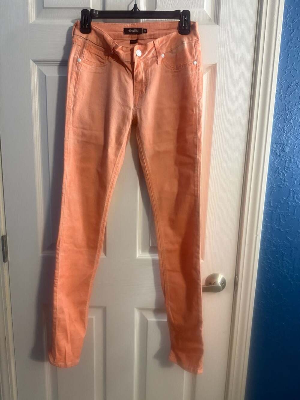 Miss Me Jeans Peach Orange Skinny Jeans Size 28 J05217G3